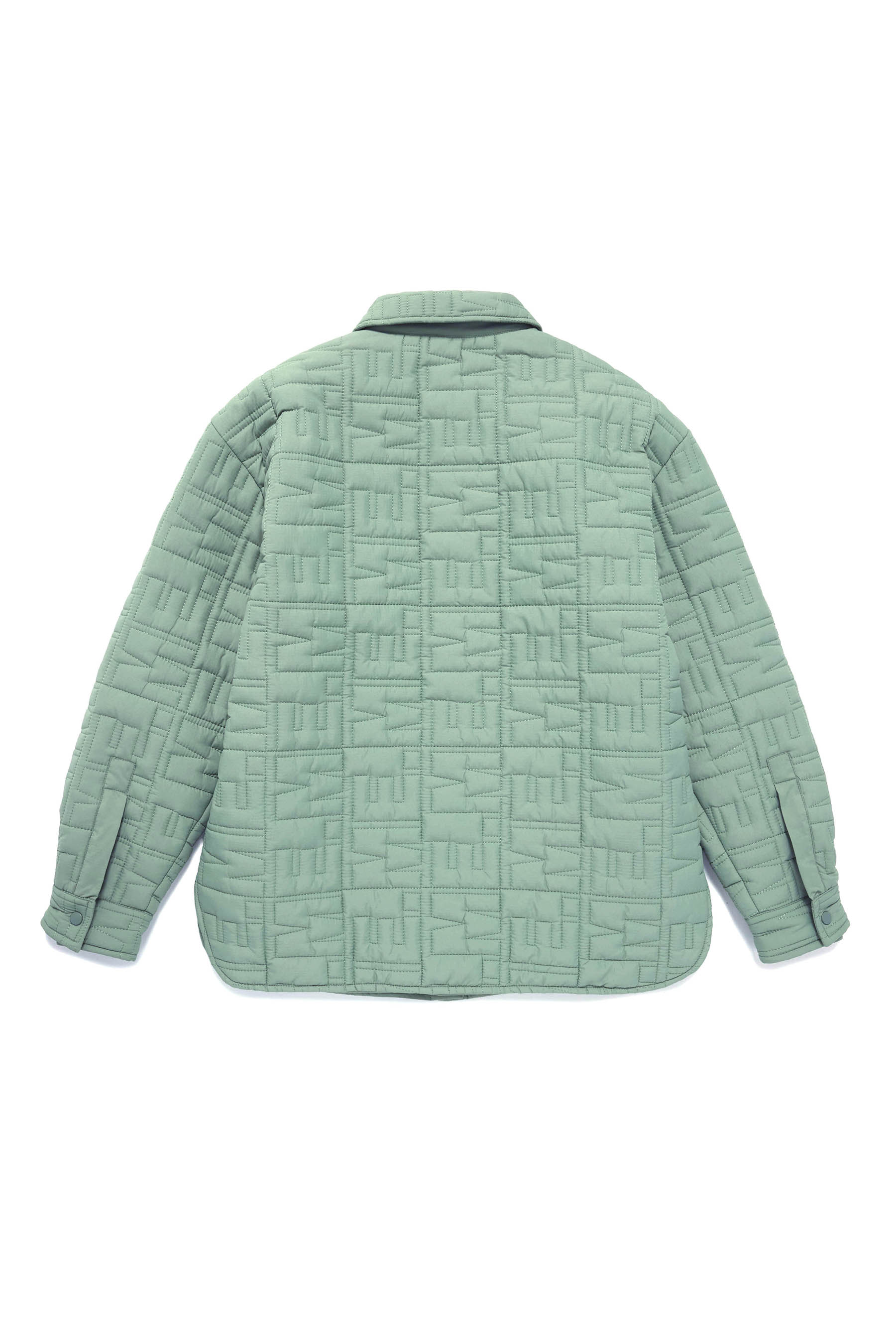Monogram Quilted Puff Shacket - Sage – Melody Ehsani
