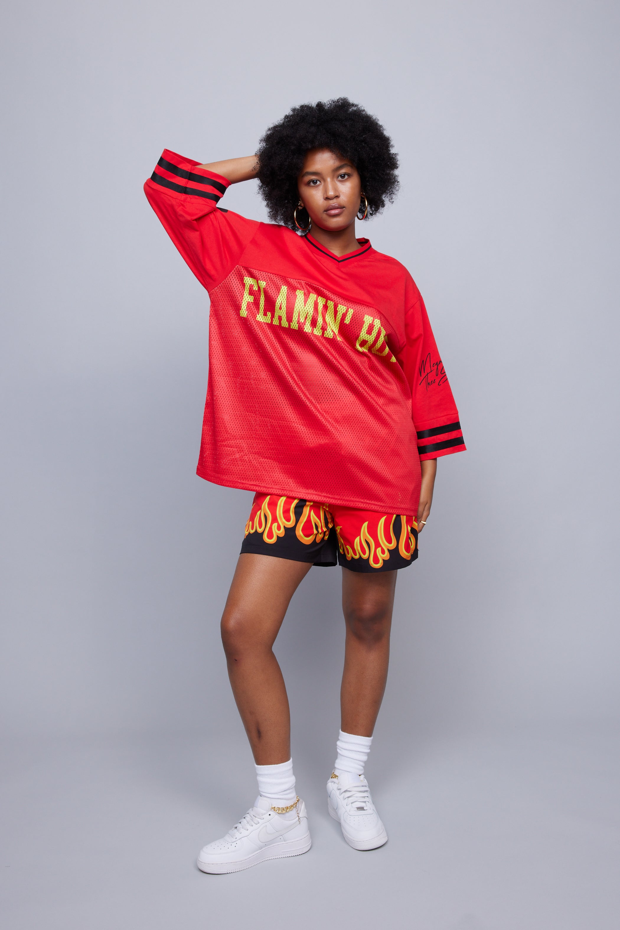 Nylon Short x Flamin' Hot® – Melody Ehsani