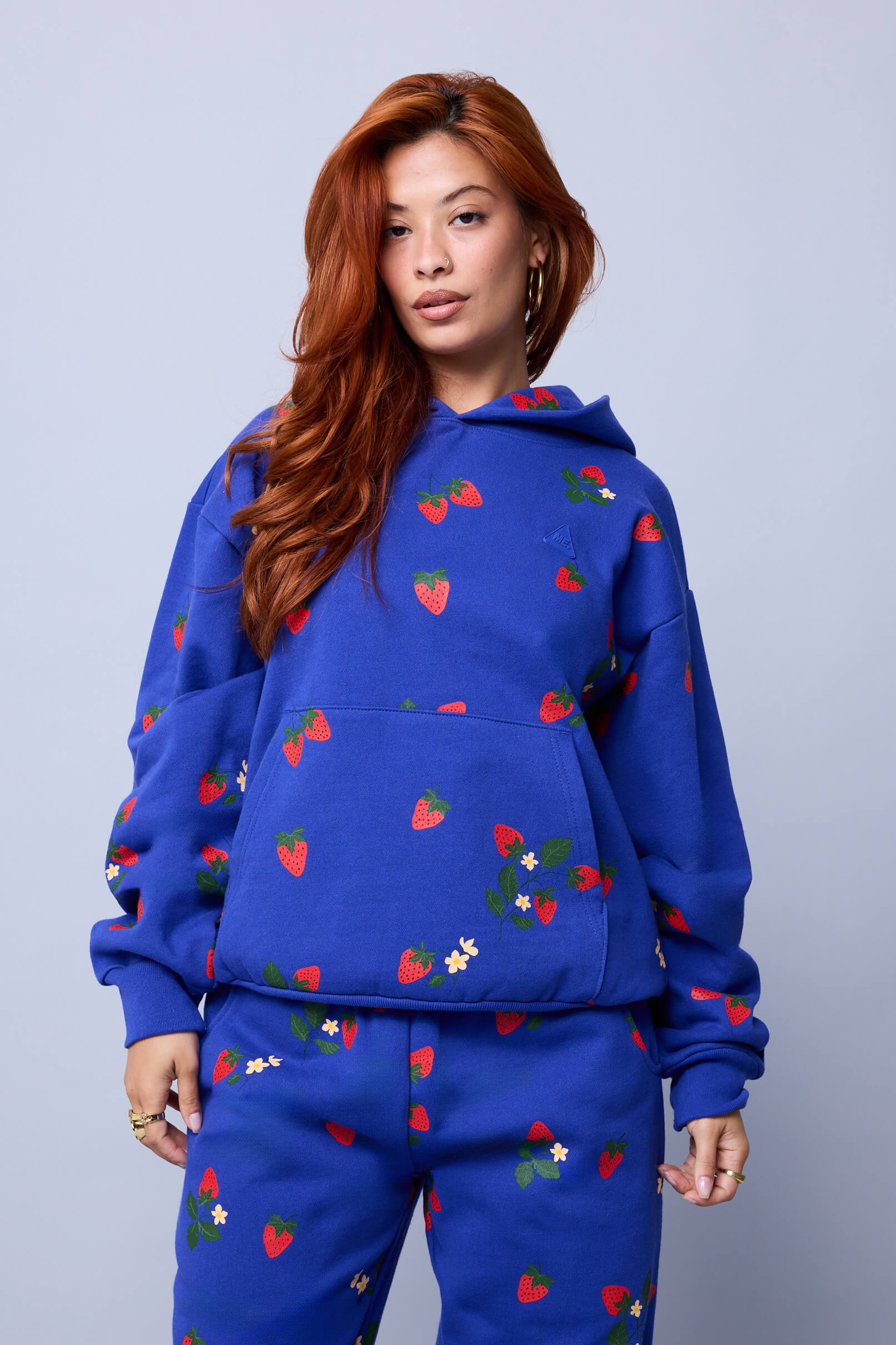 Kiwi Strawberry Jeweled good Hoodie