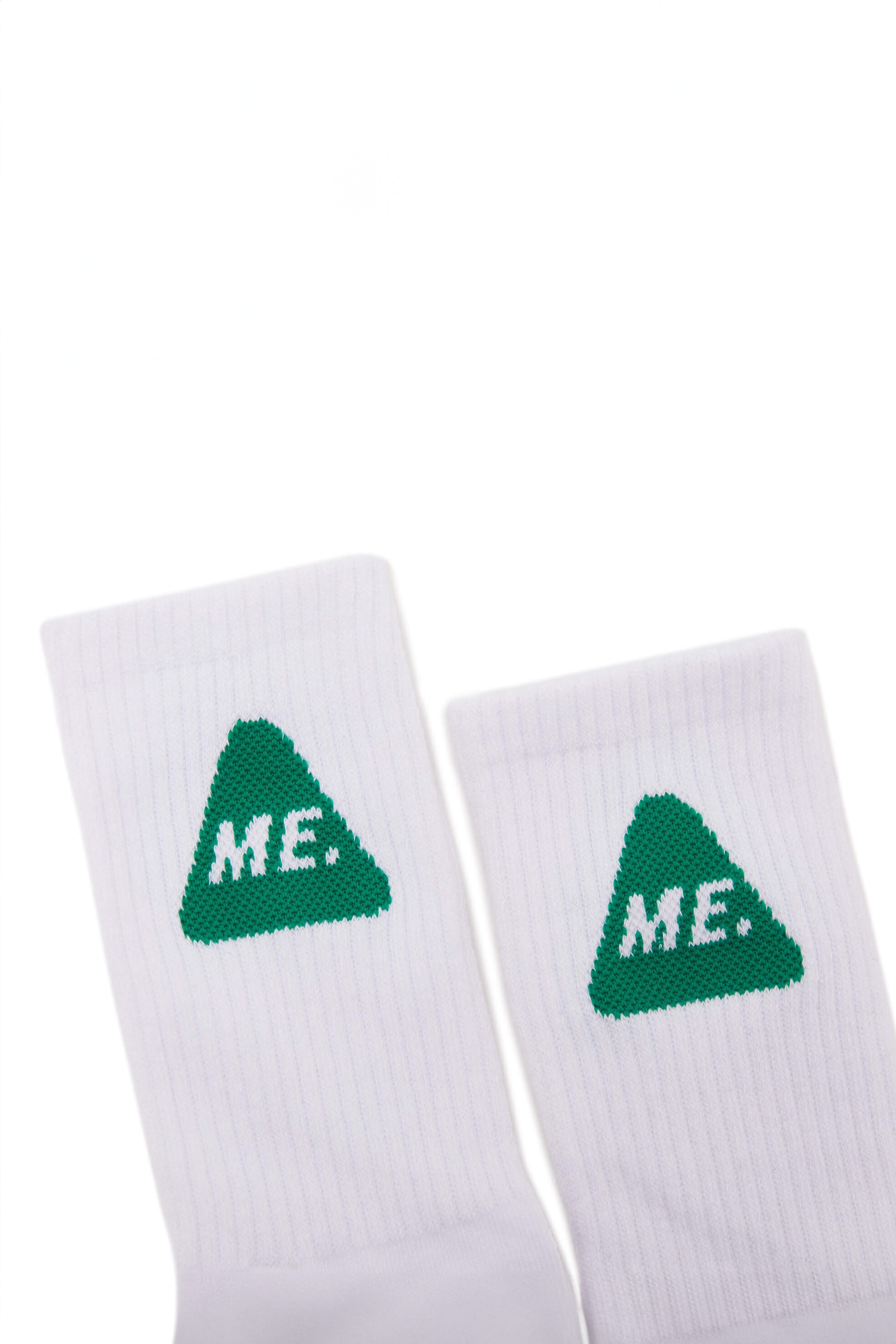 ME. Pyramid Socks - White – Melody Ehsani