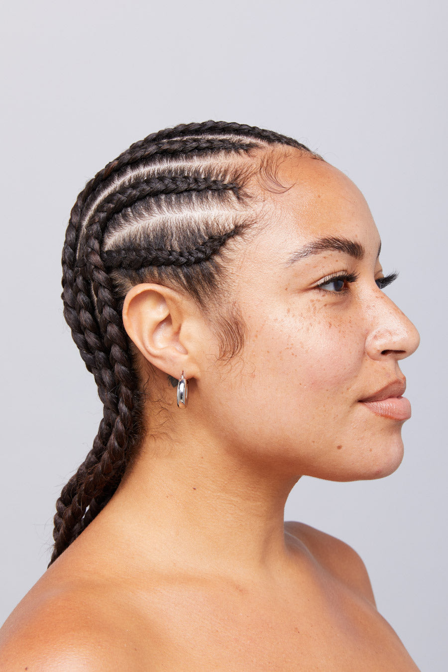 Mini Chunky Hoop Earrings Silver – Melody Ehsani