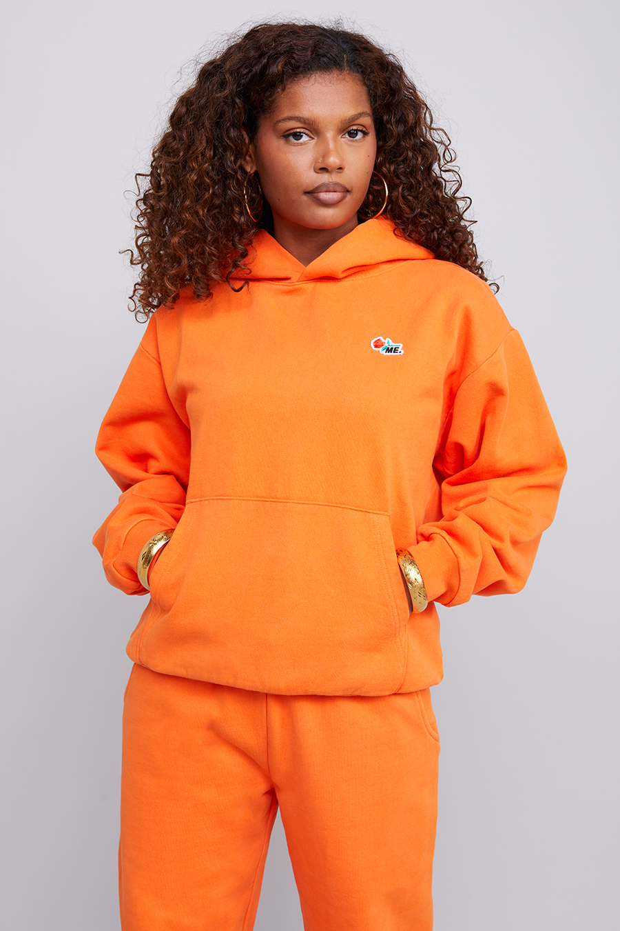 ME. Rose Hoodie Safety Orange Melody Ehsani