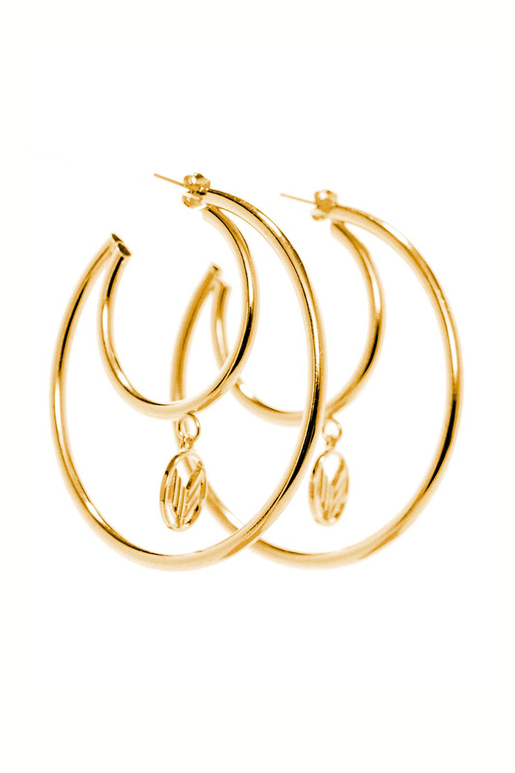 Golden Hill Hoop Earrings – Moonlight Musings Studio